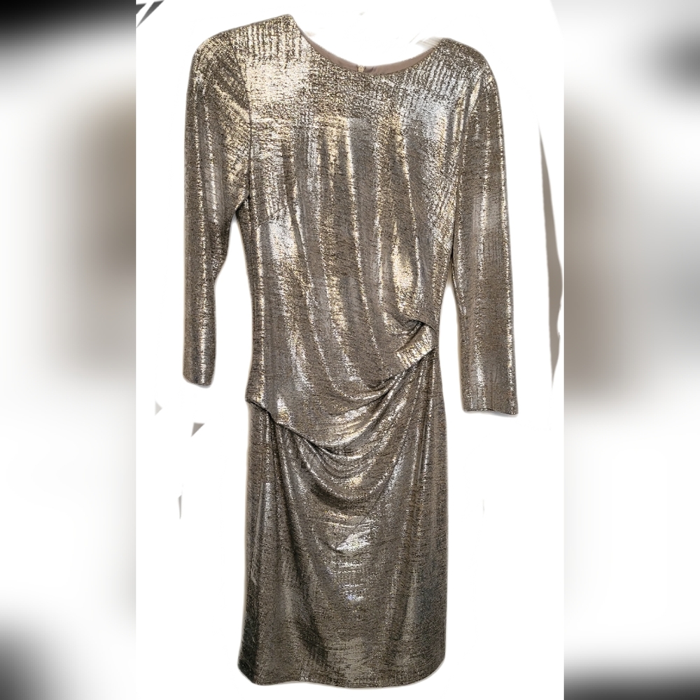 Vince Camuto Silver Dress Size 8